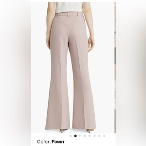 Paige mauve trousers, sz. 2, flare, high waist, long